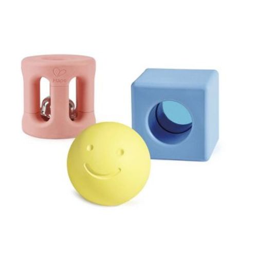 Hape Geometric Rattle Trio - 3pk