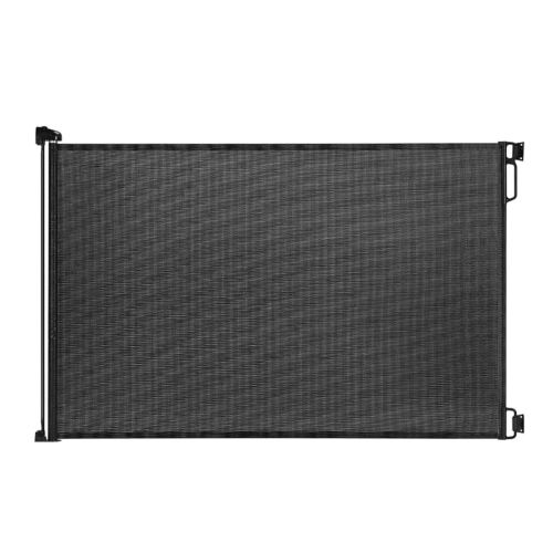 EasyBaby Extra Wide Retractable Baby Gates, 33" Tall, Extends up to 71" Wide, Black/Child Safety, Pet Gates for Stairs, Doorways, Hallways, Indoor and Outdoor