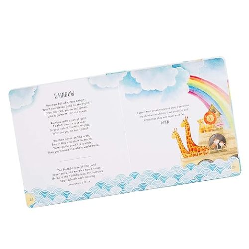 My LullaBible for Boys | Collection of 24 Lullabies for Baby Boys with Scripture | Padded Hardcover Gift Book for Parents, Ages 0-3