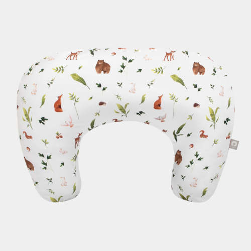 New Boppy Nursing Pillow - neutral plants and animals
