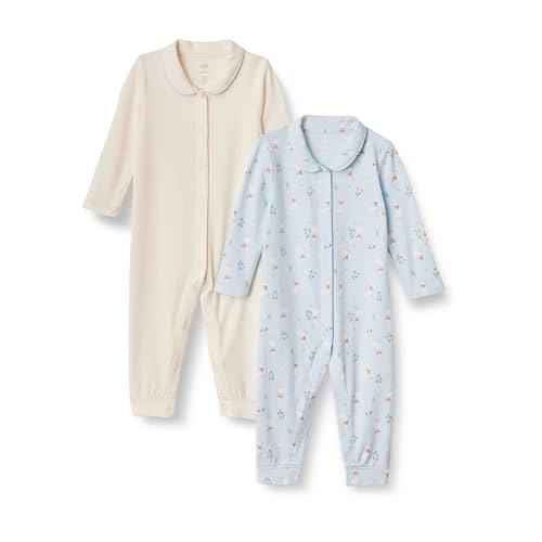 Amazon Essentials x Sofia Grainge Unisex Babies' Footless Sleepsuit, Pack of 2