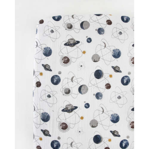 Cotton Muslin Crib Sheet - Planetary
– Little Unicorn USA