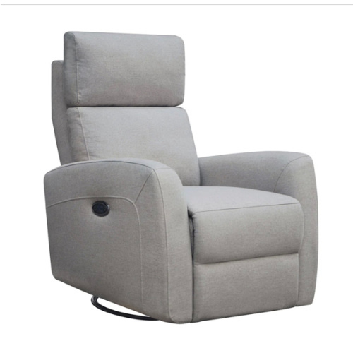 Westwood Jordan Glider - Triple Power - Lumbar - Headrest- Recline with USB in Fog