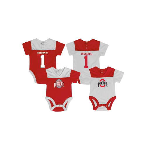NCAA OHIO STATE Infant Tm1&2 Color Blend SS ONS 2Pk Boys