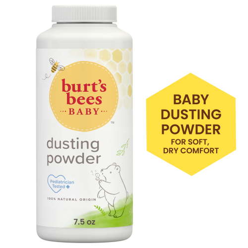 Burt's Bees Baby Dusting Powder, Talc-Free, Pediatrician Tested, 7.5oz; Sensitive Skin Care