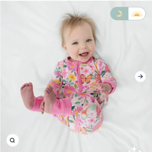 Butterfly Blooms Zippy – Little Sleepies