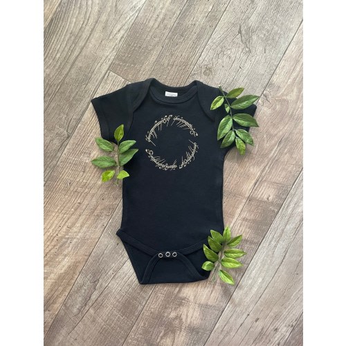 Lord of the Rings Onesie | Ring of Power | The Hobbit | Lord of the Rings Baby Clothes | Hobbit Onesie