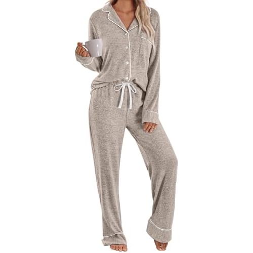 LILLUSORY Womens Pajamas Sets Two Pieces Lounge Sleep Wear Pjs
