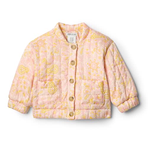 Amazon Essentials x Sofia Grainge Toddlers and Baby Girls' Quilted Jacket