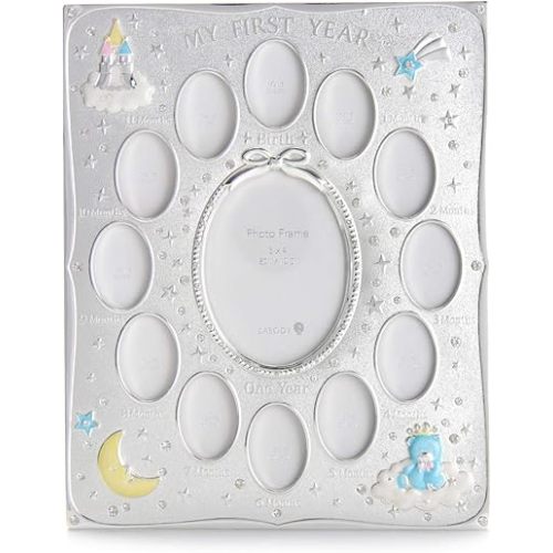 LASODY Baby's First Year Picture Frame, First Year By Month ,Baby Picture Frame