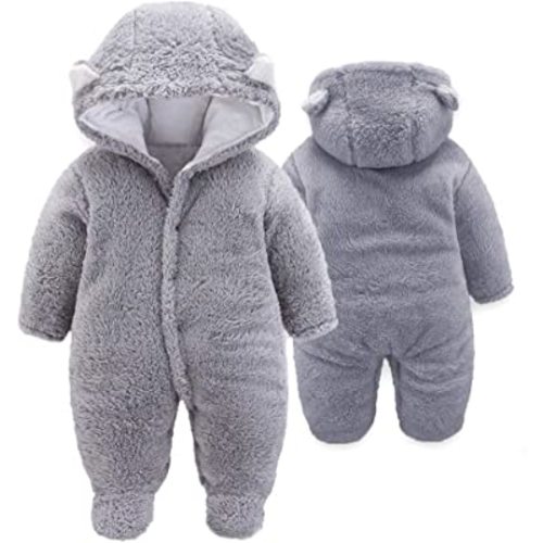 XMWEALTHY Unisex Baby Clothes Winter Coats Cute Newborn Infant Jumpsuit Snowsuit Bodysuits Registry for Baby Essentials Stuff