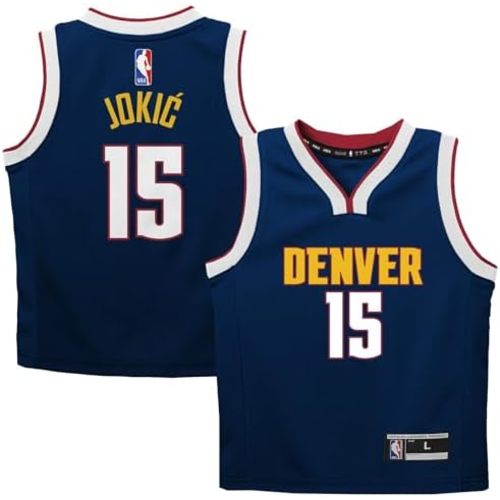 Nikola Jokic Denver Nuggets Toddler 2-4 Navy Icon Edition Player Jersey