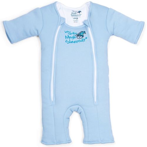 Baby Merlin's Magic Sleepsuit - Swaddle Transition Product - Cotton - Blue - 6-9 Months - Unisex