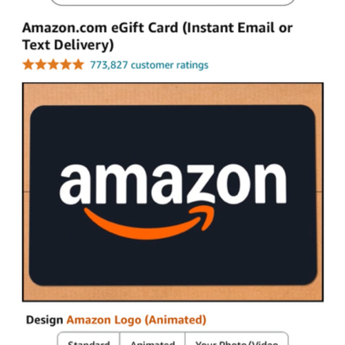 Amazon.com: Amazon eGift Card : Gift Cards