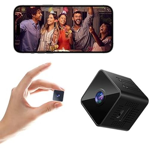 1080P Hidden Camera - Indoor Camera - Nanny Camera - Best Mini Camera - WiFi Wireless Camera - Home Camera for Pet/Baby - Live Video Recorder with Night Vision - Full HD Surveillance Camera