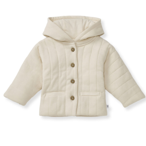 Organic Cotton Quilted Baby Jacket