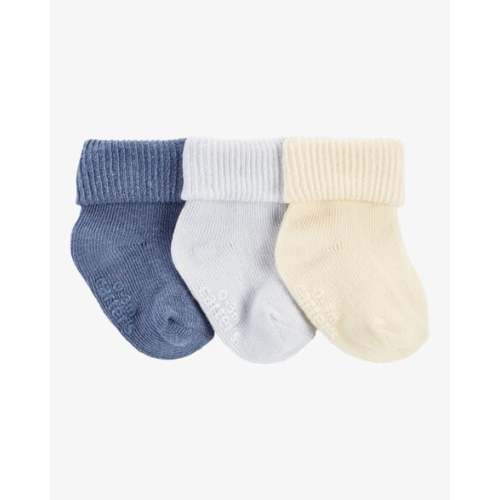 Baby 3-Pack Ribbed Booties - Carter's | Carter's