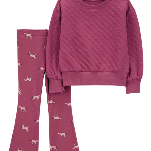 Purple Baby 2-Piece Quilted Top & Legging Set | Carter’s Oshkosh Canada