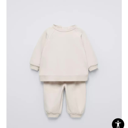 SWEATSHIRT AND JOGGER PANTS SET - Light beige | ZARA United States