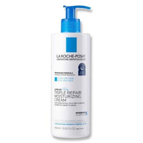 La Roche Posay Lipikar Ap+m Triple Repair Body Moisturizing Cream Body And Face Moisturizer For Dry Skin With Shea Butter And Glycerin - 13.5 Fl Oz