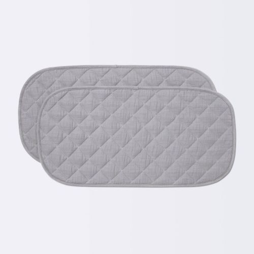 Muslin Changing Pad Liner - Cloud Island™ Gray - 2pk
