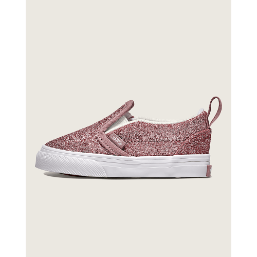 Toddler Classic Slip-On V Shoe in Rose Gold Pink | Vans