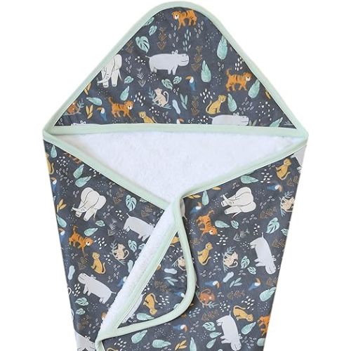 Copper Pearl Hooded Bath Towels Premium Knit/Terry Cloth Baby Towels with Hood, Pockets, and Cool Designs - Great to Gift and Make Bath Time Fun - Baby Bath Towel, Bengal