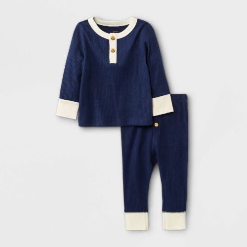 Baby Boys' 2pc Rib Top & Bottom Set - Cat & Jack™