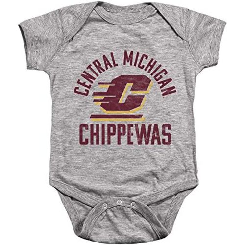 Central Michigan University Official Chippewas Logo Unisex Infant Snap Suit for Baby