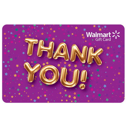Lively Thank you Walmart Gift Card