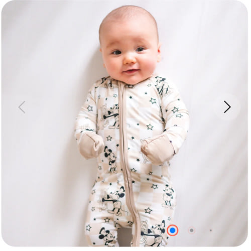 Mouse Chessboard Print Infant One-Piece Romper – FancyPrince