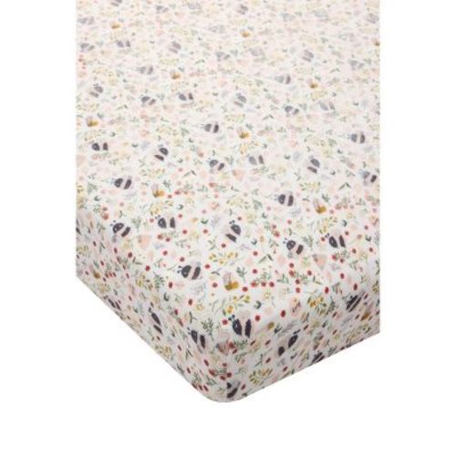 Loulou Lollipop Muslin Fitted Crib Sheet - Bumble Bees