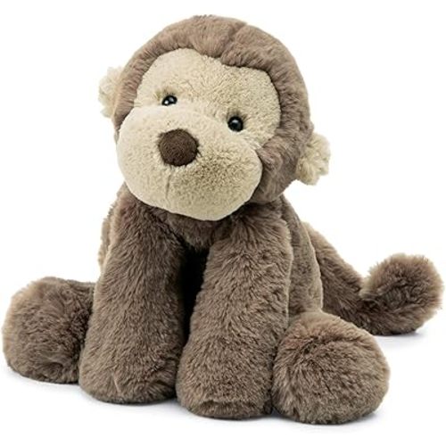 Jellycat Smudge Monkey Stuffed Animal, Medium 14 inches | Monkey Plush Toy | Classic Children's Gift