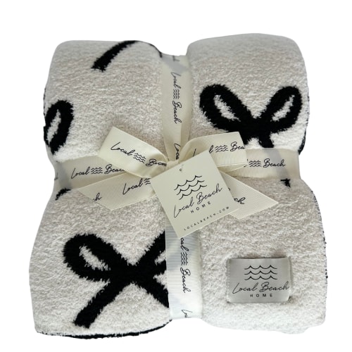 Bow Luxe Home Blanket – LocalBeach