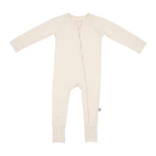 Bumbunny Baby | Romper Pajamas | Convertible Footed Romper in Vanilla