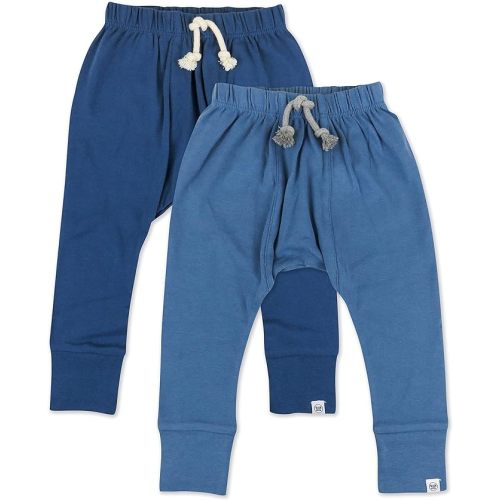 HonestBaby Multipack Honest Pants Joggers Pull on 100% Organic Cotton for Infant Baby and Toddler, Boys, Girls, Unisex