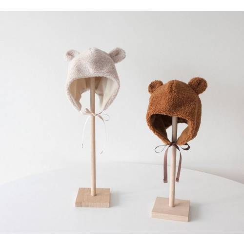 Sherpa Lined Bear Winter Hat