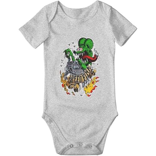 Rat Anime Cute Fink Baby Girl Short Sleeve Bodysuit Infant Soft Jumpsuit Toddler Baby Girl Outfits Cotton Unisex Baby Bodysuit Shirt Undershirtsbaby Tops 18 Months