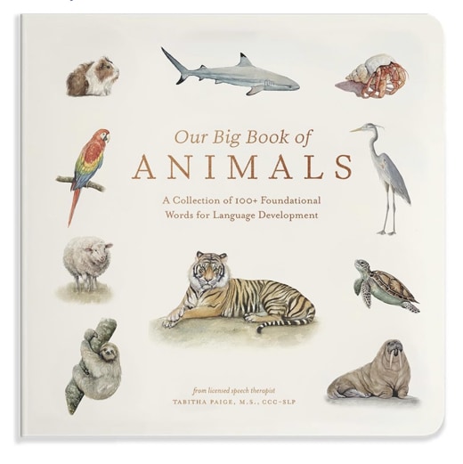 Our Big Book of Animals: First 100 Animal Words for Language Development