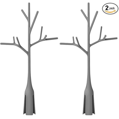 Boon Twig Grass and Lawn Drying Rack Accessory, Warm Gray (Pack of 2)