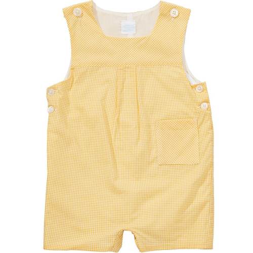 Edgehill Collection Baby Boys Cotton Gingham Jon Jon Shortall