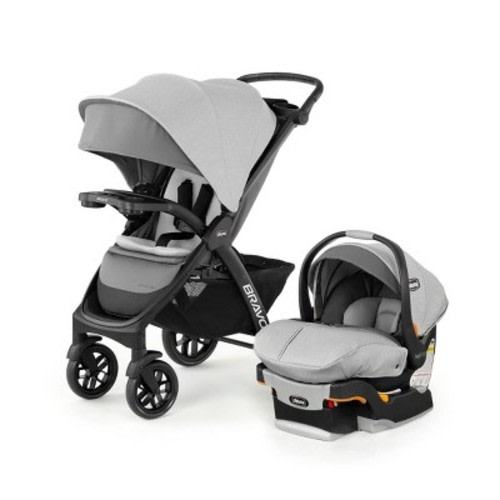 Chicco Bravo LE Trio Travel System - Gray