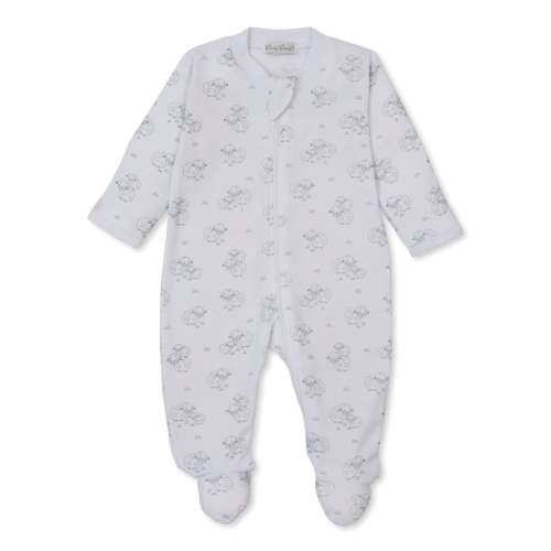 Sweet Sheep Silver Zip Footie