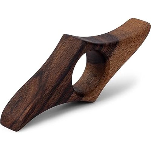 TILISMA Book Page Holder – Handmade Natural Walnut Thumb Bookmark - Novel Reading Accessories Gifts for Readers, Book Lovers Gifts, Bookworm Gifts, Literary Gifts - Reading Accessories (Large - 0.94")