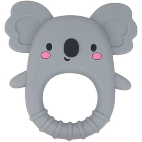 Tiger Tribe: Silicone Teether - Koala - Soft Silicone, Food-Grade Safe Materials, Newborn, Soothing Sensory Toy, Infant & Baby Ages 0+ mo.