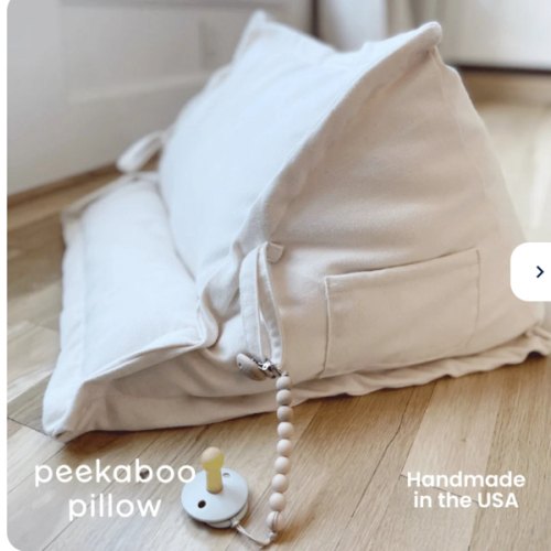 Peekaboo Pillow™ Official Site - Organic Infant Lap Pillow
