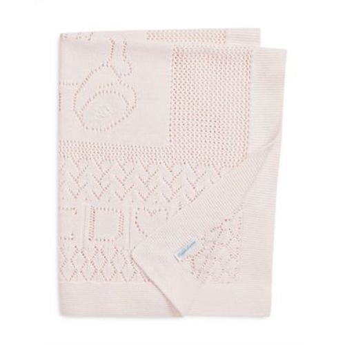 Ralph Lauren Unisex Pointelle Knit Organic Cotton Blanket - Baby