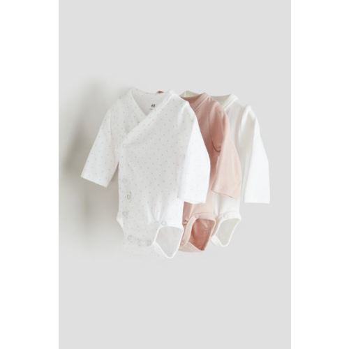 3-pack Long-sleeved Bodysuits