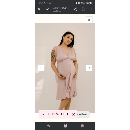 Juliet Labor & Postpartum Gown in Mauve-Limited Time – Lila