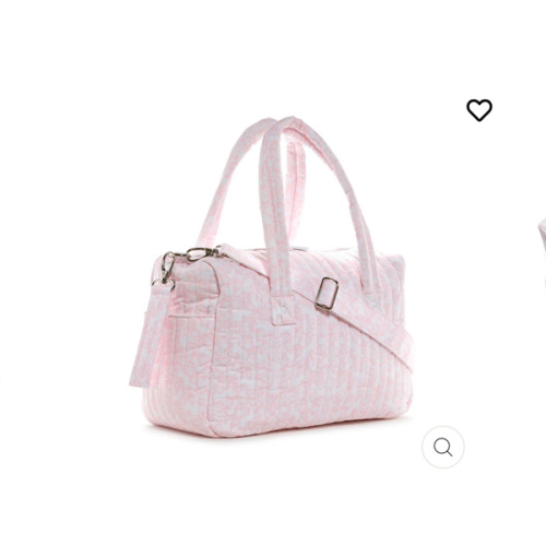 Quilted Stroller Bag - Woodland Pink